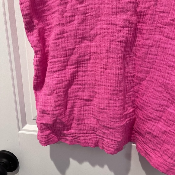 LOFT Hot Pink Tank Top Y2K Barbie Spring Summer 90s Retro Coquette Cottagecore - Picture 4 of 9